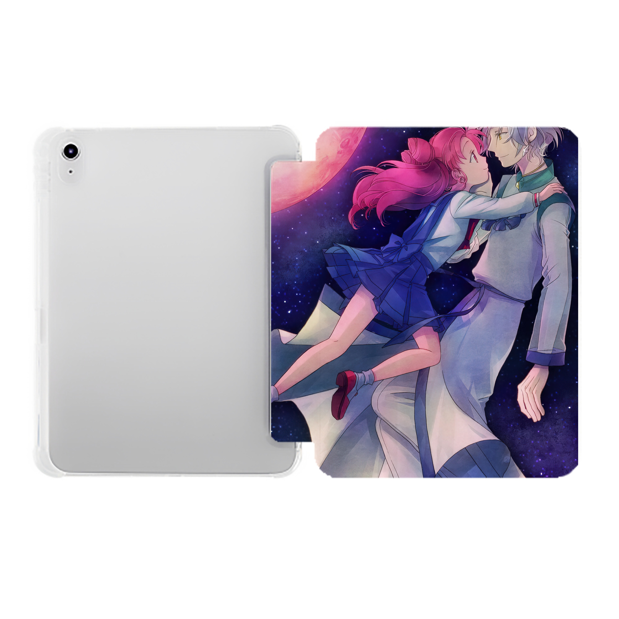 （画像用） 美少女戦士セーラームーン Sailor Moon IPad ケース ペン収納付き 三つ折りスタンド PUレザー×シリコン 対応機種9.5/10.5/10.9インチ